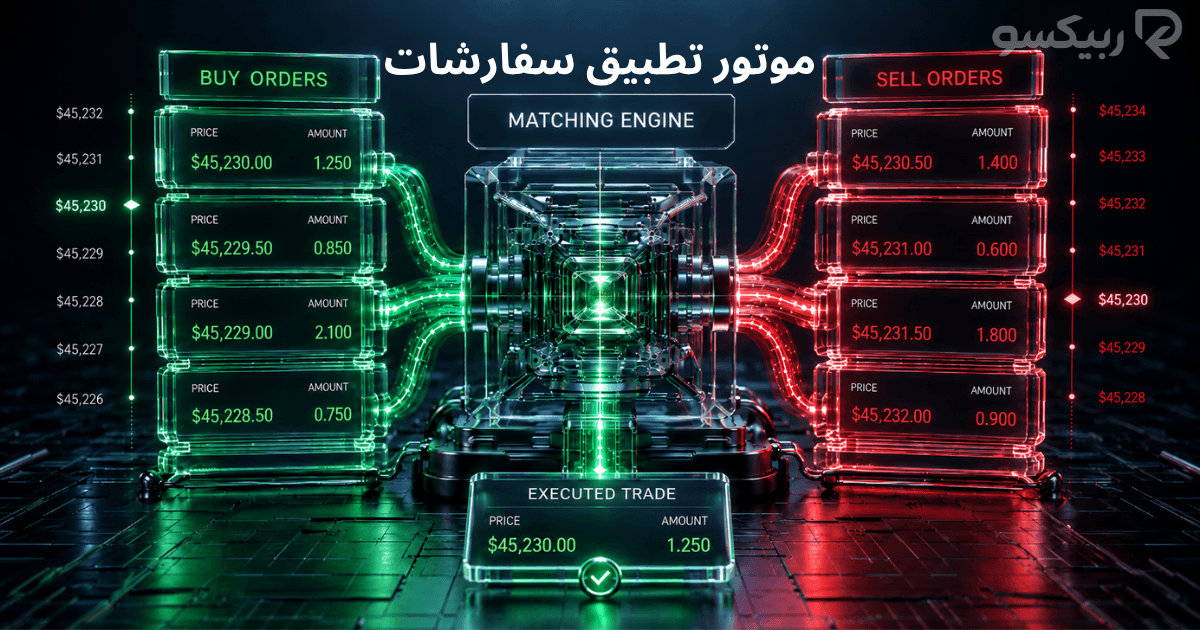 موتور تطبیق سفارش‌ها در دفتر سفارشات
