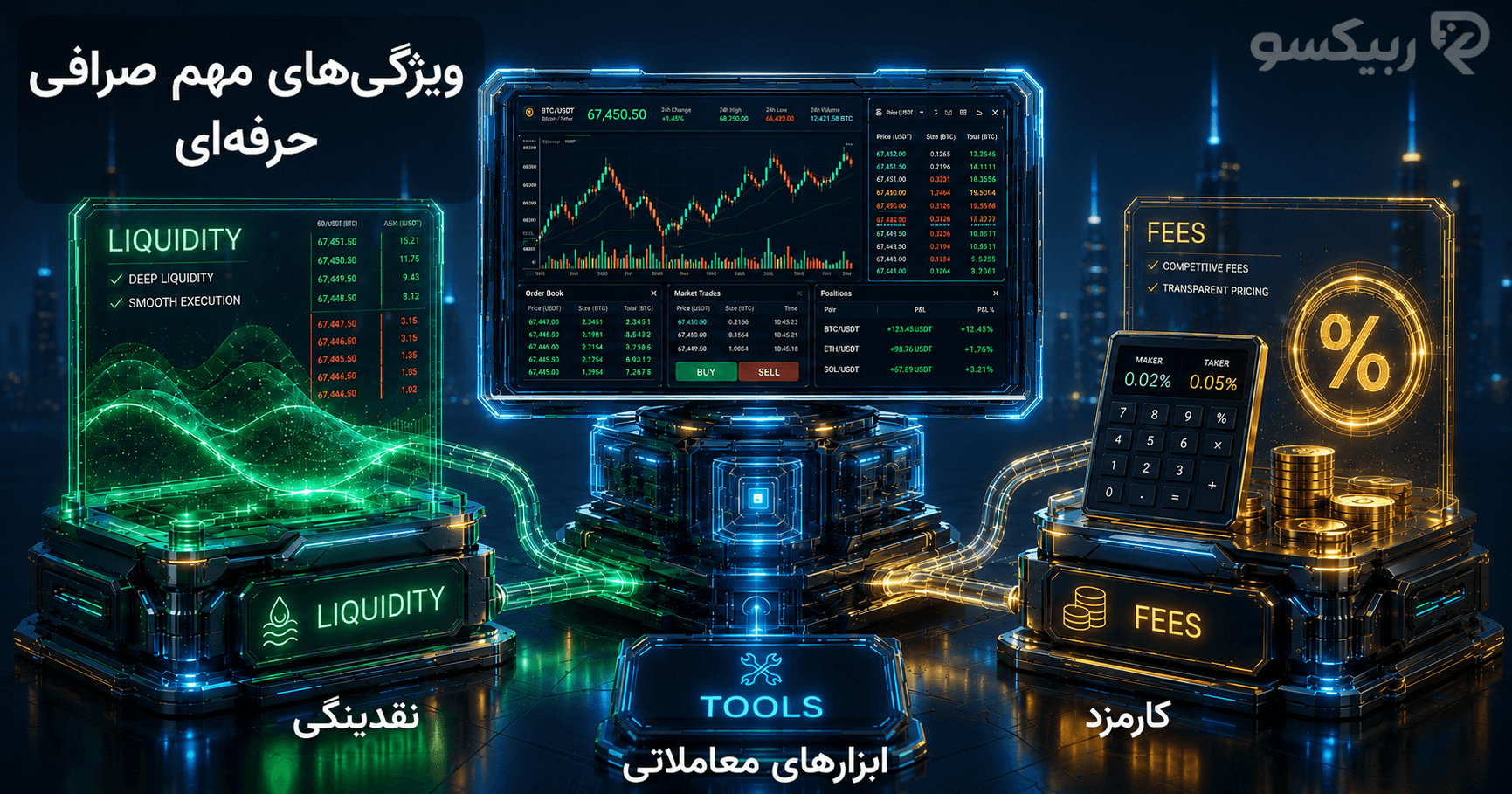 ویژگی‌های صرافی مناسب تریدر حرفه‌ای
