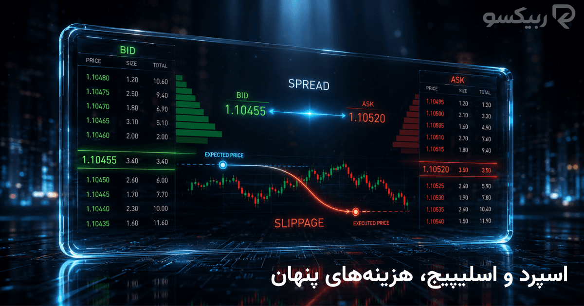 اسپرد و اسلیپیج در معامله