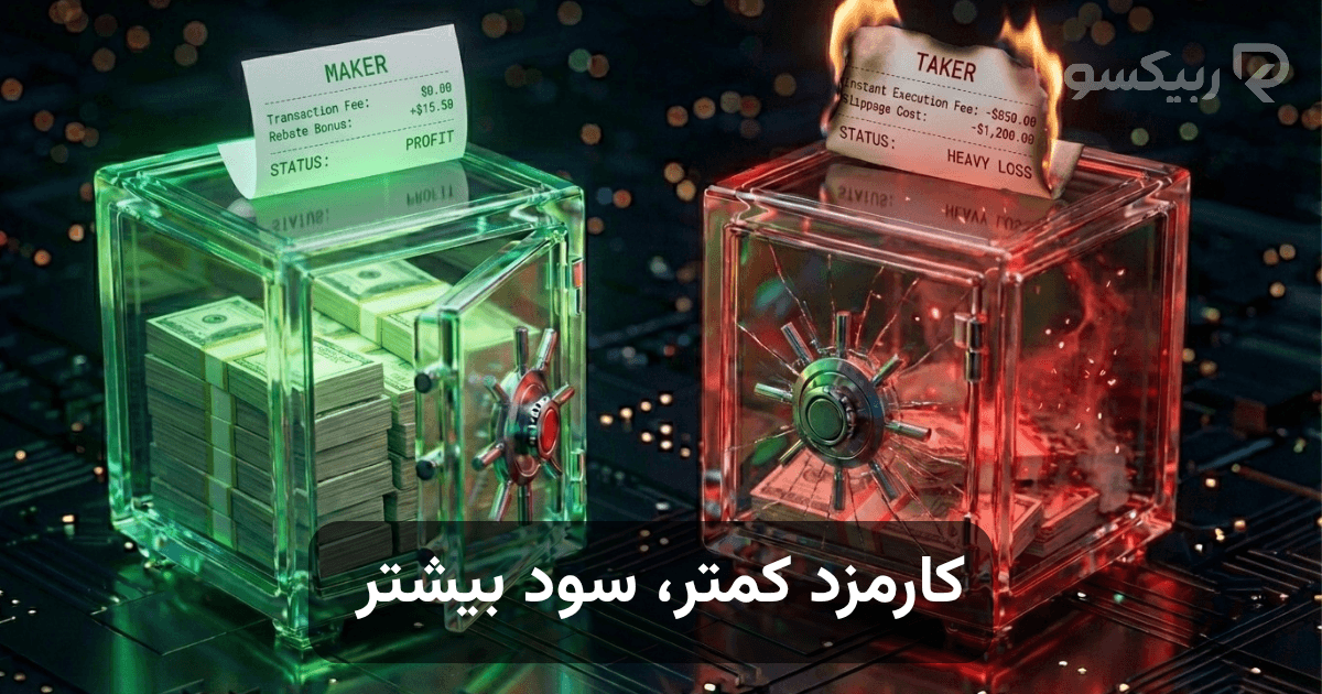 مقایسه کارمزد میکر و تیکر در صرافی ارز دیجیتال؛ سود بیشتر با کارمزد کمتر میکر