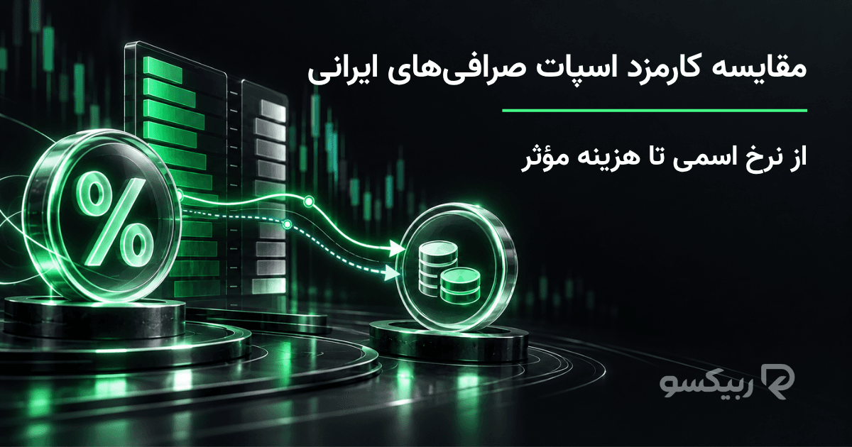 مقایسه کارمزد اسپات صرافیهای ایرانی؛ از نرخ اسمی تا هزینه مؤثر